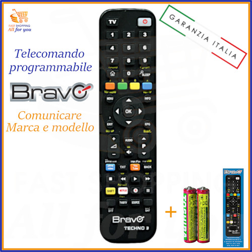 Telecomando bravo per tv - telecomando,