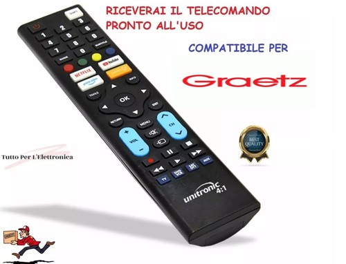 Telecomando compatibile - compatibile, tv