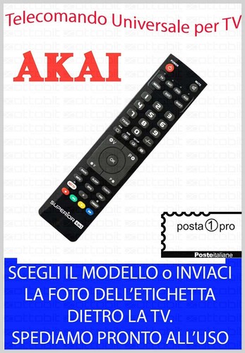 Telecomando universale akai - telecomando,
