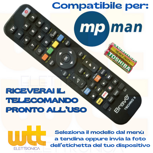 Telecomando mpman universale - telecomando,