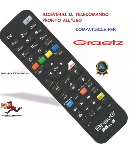 Telecomando compatibile - telecomando, tv